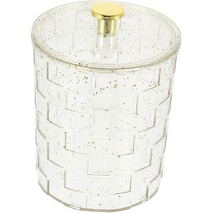 Jar Container Cosmetische Snoep Haarspeld Wattenschijfje Wattenstaafje Houder Kaptafel Dressoir Compartimenten Wattenschijfje Case Bureau Opbergdoos Wattenstaafje