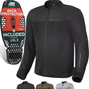 Heren Motorjas voor Hoge Temperatuur - Lichtgewicht OpenAir Jacket