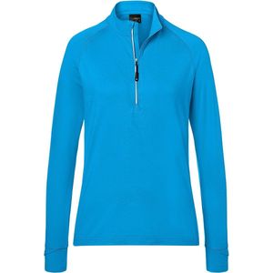 James and Nicholson Dames/dames Half Ritssport Top (Helder Blauw)
