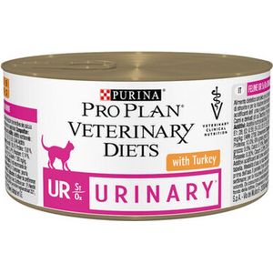 Purina Pro Plan Veterinary Diets Feline UR Urinary Kattenvoer 24 x 195 gram natvoer turkey