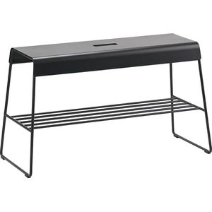 Zone Denmark A-Bench Outdoor Bank met plank 78,5 x 34 x 45 cm Black