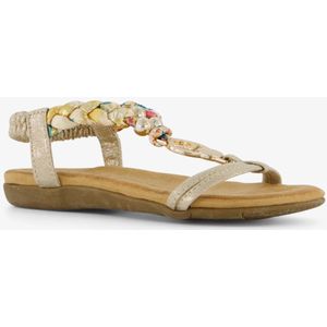 Blue Box meisjes sandalen met vlechtdetail - Goud - Maat 31