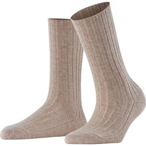 FALKE - Cosy Wool Boot W - Sokken - Beige Melange - 1 paar - Special Edition
