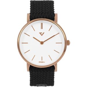 Prisma Unisex P.1629.WG26 horloge Nylon zwart 5 ATM