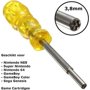 Dolphix - Schroevendraaier 3,8mm voor Retro Consoles - NES / SNES / N64 / GameBoy / Sega Genesis