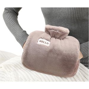 Warmwaterkruik Fleece Hoes 1200ml - Handwarmer en Koudtherapie voor Pijnverlichting