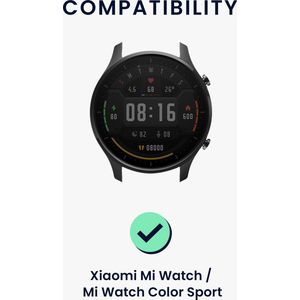 kwmobile nylon bandje voor smartwatch - geschikt voor Xiaomi Mi Watch / Mi Watch Color Sport - 14 - 22 cm - Polsbandje in meerkleurig