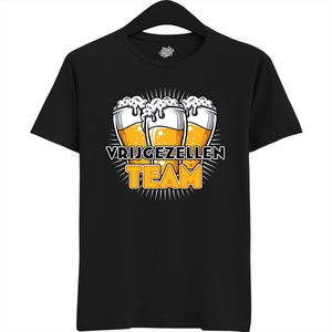 Vrijgezellen Team | Vrijgezellenfeest Cadeau Man - Groom To Be Bachelor Party - Grappig Bruiloft En Bruidegom Bier Shirt - T-Shirt - Unisex - Zwart - Maat 3XL