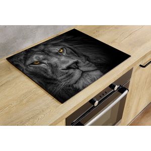 Inductiebeschermer - Dark Lion - 60x55 cm - Inductiebeschermer - Inductie Afdekplaat Kookplaat - Inductie Mat - Anti-Slip - Keuken Decoratie - Keuken Accessoires