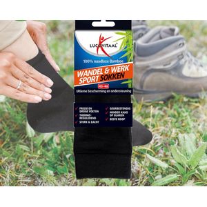 Lucovitaal Bamboe werksokken 43-46