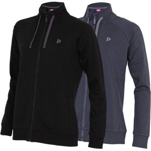 2-Pack Donnay - Vest met opstaande kraag (Amber) - Sporttrui - Dames - Black/Navy (281) - maat M