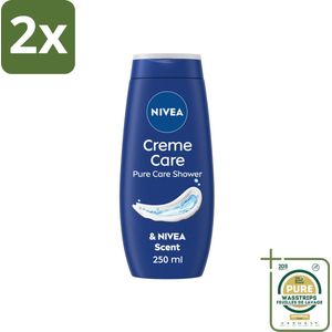 NIVEA Douchecrème Care 250 ml - Voordeelverpakking - 2 stuks - Douchecrème - Huidbescherming