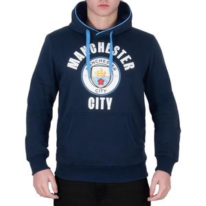 Heren Hoodie Fleece met Grafisch Ontwerp - Officieel Voetbalcadeau - Marineblauw