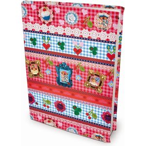 Patchwork - Rekbare boekenkaften - A4 - 6 stuks