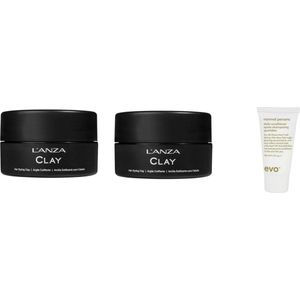 2x L'anza Clay - 100 g + WILLEKEURIG Travel Size