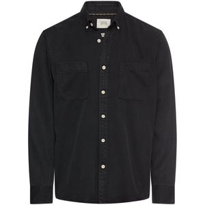 camel active - Shirt - Zwart - Lange Mouwen