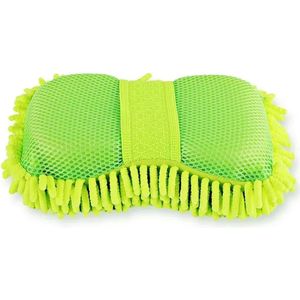 WiseGoods Premium Microvezel Auto Spons - Sponzen Voor Autos - Autospons - Schoonmaak - Schoonmaken Motor - Microvezeldoeken Groen
