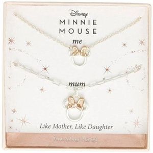 Disney - Minnie Mouse - Kettingset - Verzilverde - Roségoud