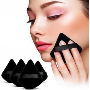 Set van 5 Powder Puff Driehoekige Make-Up Sponsjes I Beauty Blender I Poederdons I Foundation Blender I Zwart