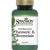 Swanson - Full Spectrum - Voedingssupplement - Turmeric & Bromelain