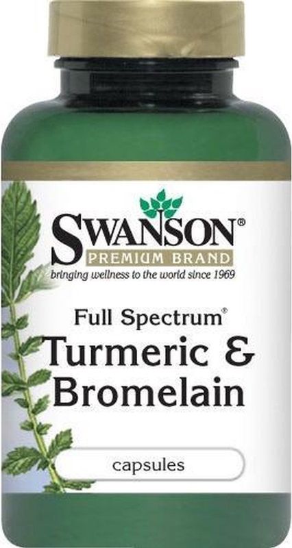 Swanson - Full Spectrum - Voedingssupplement - Turmeric & Bromelain
