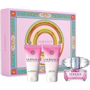 Versace - Bright Crystal Gift Set Eau de toilette 50 Ml, BodyLotion Bright Crystal 50 Ml And Shower Gel 50 Ml Bright Crystal Free