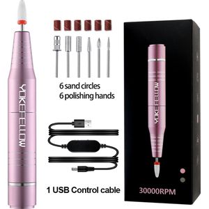 Manicure Frees - Persoonlijke Verzorging - Nagelfrees - Manicure - 30000 RPM motor - Roze