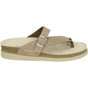 Mephisto - HELEN SANDALBUCK - Dames slippers - Kleur: Wit/beige - Maat: 36