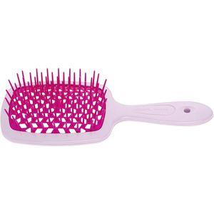 Superbrush Borstel voor Ontwarren en Droogsnijden - Lila/Fuchsia
