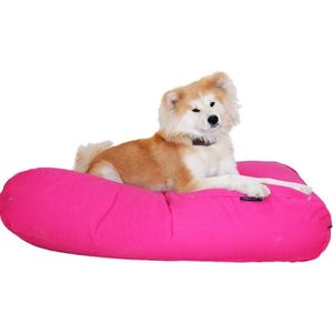 Dog's Companion Hondenkussen / Hondenbed - S - 70 x 50 cm - Roze Canvas/Katoen