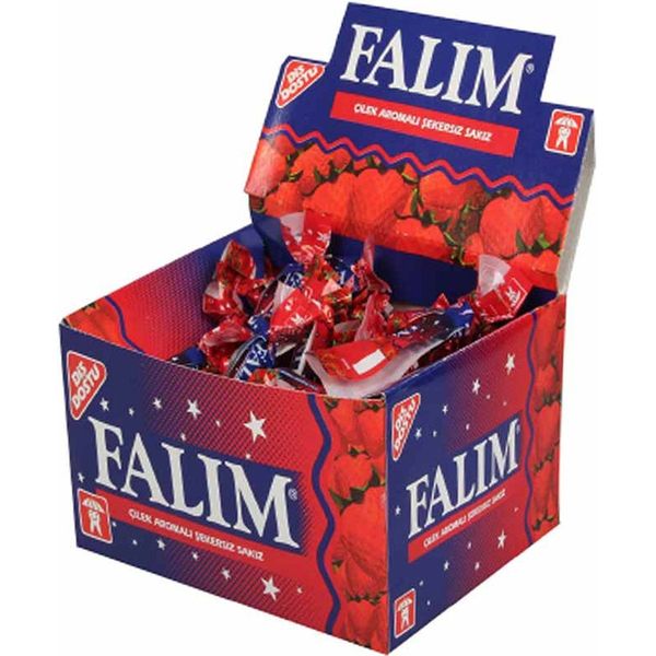 Sugarless Falim Plain Gum Fruit Mix Flavoured (Individually Wrapped 100  Pieces)
