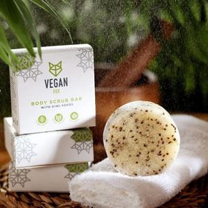 Body Scrub Bar met Kiwipitten, 75g