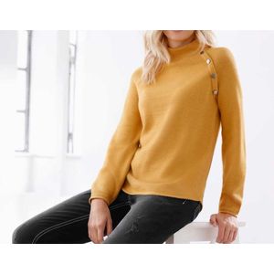 Linea Tesini Designer Trui, Goudgeel, Maat 34