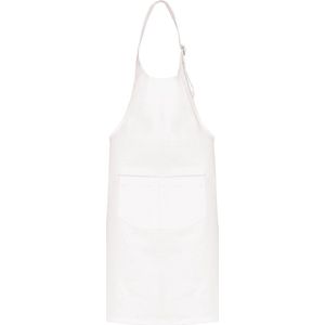 Schort/Tuniek/Werkblouse Kind One Size Kariban White 100% Katoen