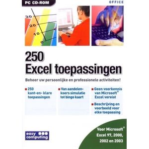 250 Excel Toepassingen - Boeken