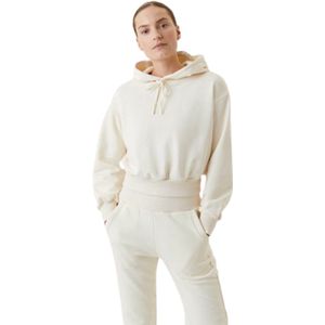 Bjorn Borg Bjorn Borg Dames Crop Hoodie Crème