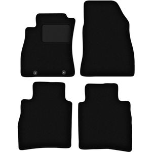 Zwarte veloursmatten voor: Nissan Pulsar C13 hatchback (2014-)