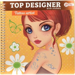 Toi-toys Kleurboek Tattoo Met Stickers