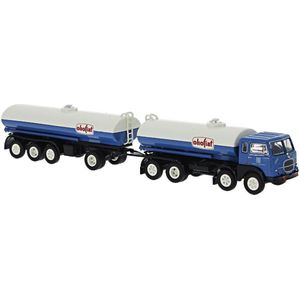 BREKINA Fiat 690 Millepiedi Tanklastzug ""Olio Fiat"" schaalmodel 1:87