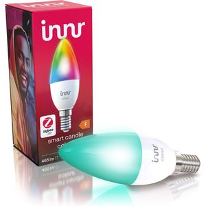 Innr E14 Smart Lamp Color - E14 LED Lamp, werkt met Philips Hue* - Slimme Verlichting met 16 Miljoen Kleuren en alle Wittinten - Zigbee Lamp - Dimbaar