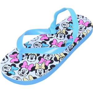 Blauwe meisjes teenslippers met elastiek Minnie DISNEY / 26-27 EU