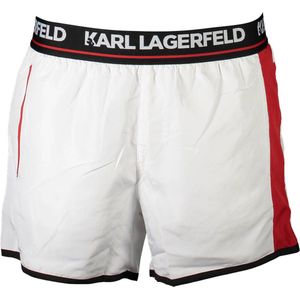 Karl Lagerfeld Beachwear Zwembroek Wit S Heren