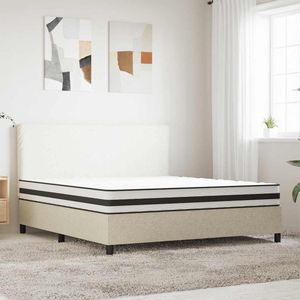 The Living Store Binnenveringmatras middelhard 180x200 cm - Pocketveringmatras - Binnenveringmatras - Matras 180x200 - Schuimmatras - Medium Hard