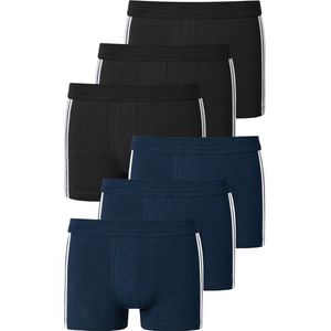 Schiesser - Retro Boxer 95/5 - Boxershorts - Zwart - Sechserpack