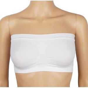 Dames Bandeau J&C Wit - Free size