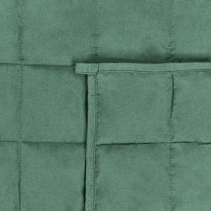 BELIANI NEREID - Verzwaringsdeken - Groen - 150 x 200 cm - Polyester