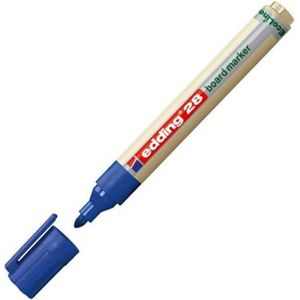 Viltstift Edding 28 whiteboard Eco rond blauw 1.5-3 mm