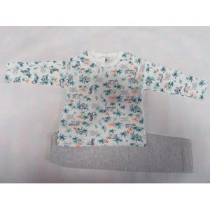 Petit Bateau - Pyjama - Katoen - Lange mouw - Tijger - 2 jaar  86