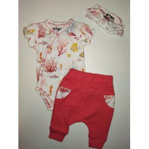 Nini - Rompertje Lux - Omslagromper - Overslagromper - Maat 62 - 2 t/m 4 maanden