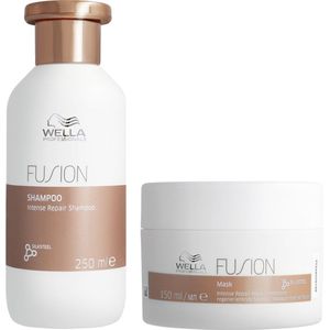 Wella - Fusion Shampoo 250 ml - Fusion Mask 150ml - Voordeelverpakking